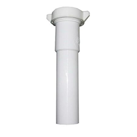 LARSEN SUPPLY CO 03-4321 6 in. PVC Lavatory-Kitchen Drain Extension Tube - White 661163
